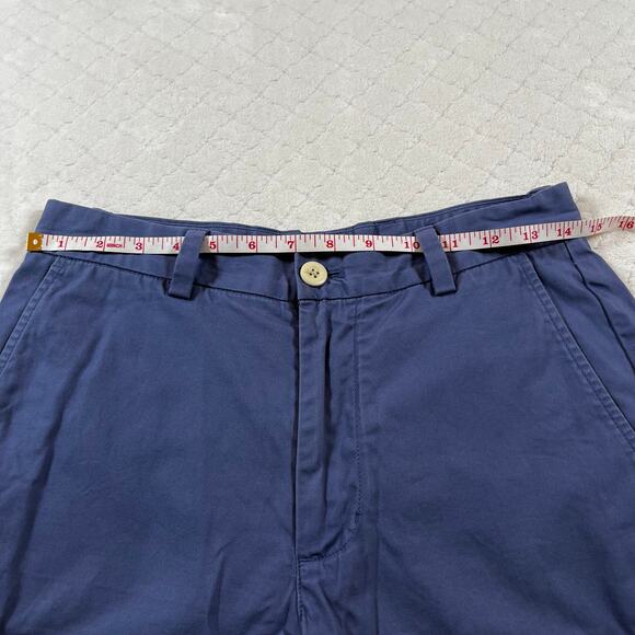 Mens Shorts Vinyard Vines Size 28 Chino Embroidery Sharks Blue Yellow - Picture 1 of 6